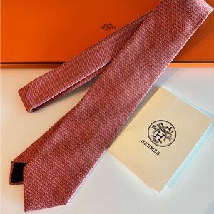 HERMES Silk Tie with Gift Box NEW